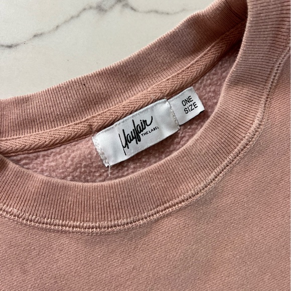 Mayfair The Label SELF LOVE CLUB Crewneck Sweatshirt - Pink, One Size - Picture 3 of 6